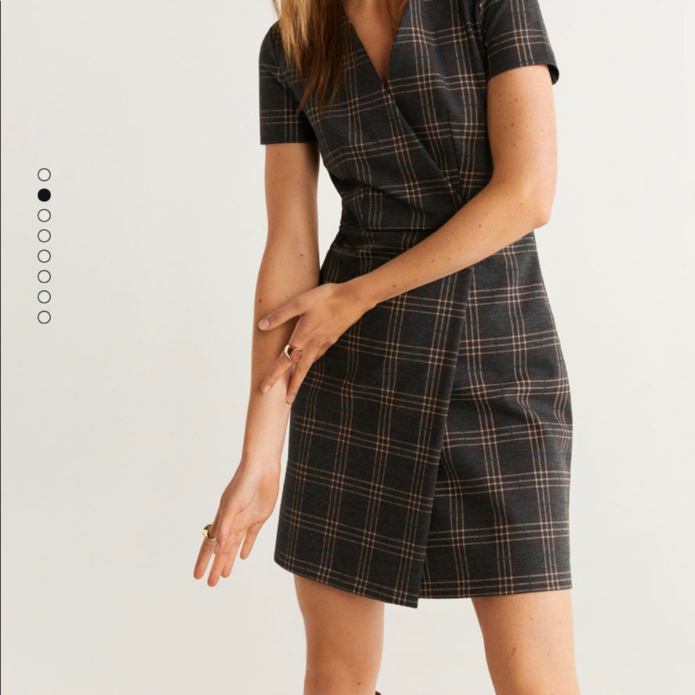 COPY - MANGO Plaid Dress